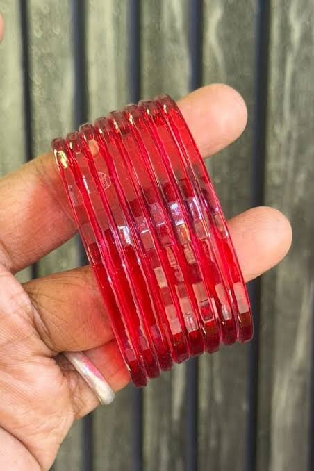 Jelly Bangles Red
